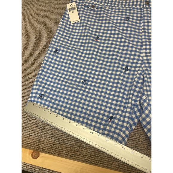 Polo Ralph Lauren Classic Fit‎ Gingham Plaid Skull Embroidered Size 52B NWT - Picture 8 of 14